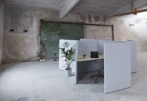 work booth, workplace, sound absorber, screens, workstation