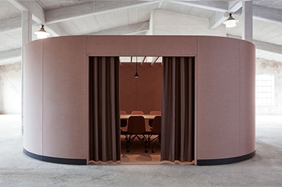 pavilion, open pod, freestanding meeting room